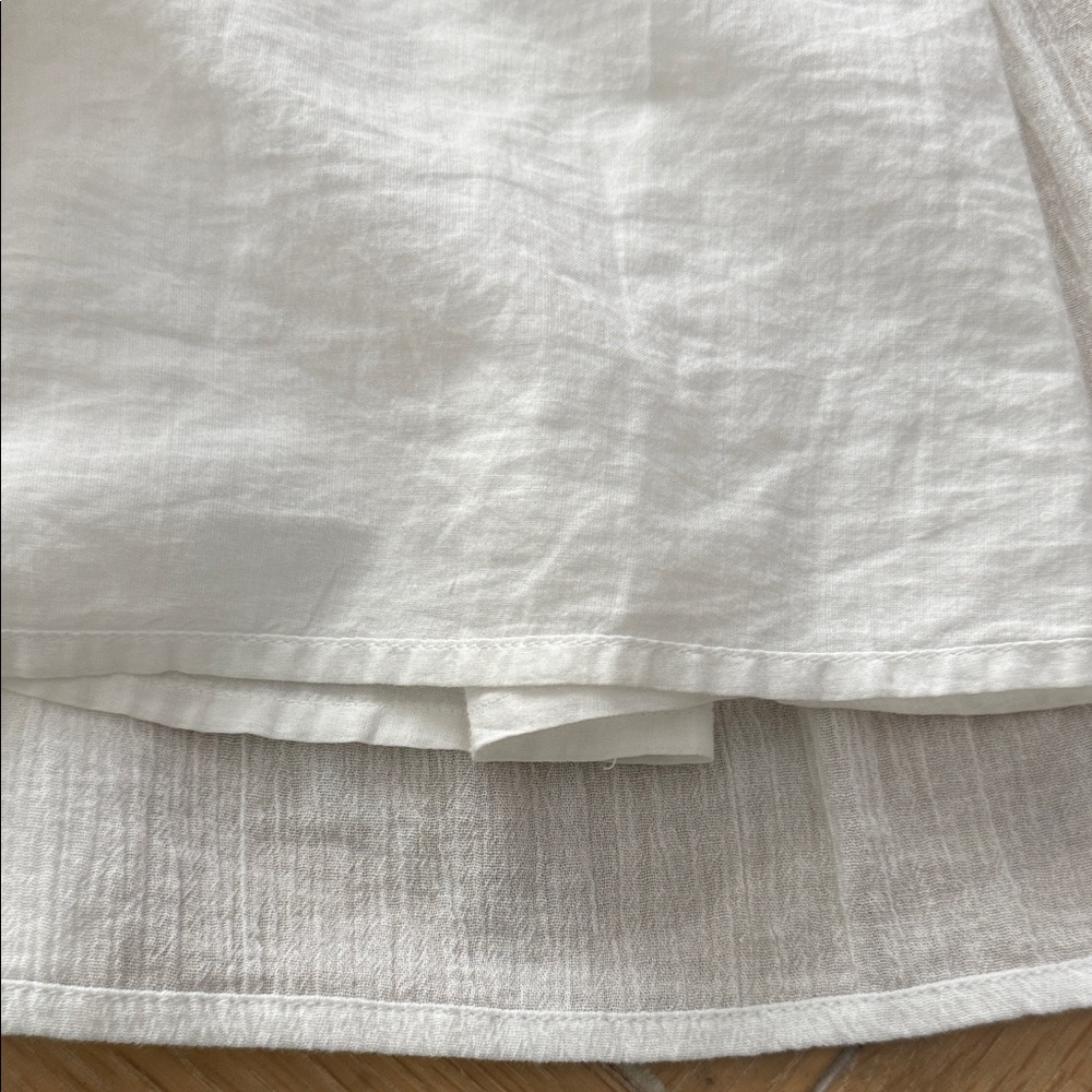 Talbots Cream Tiered Midi Skirt - Picture 3 of 4
